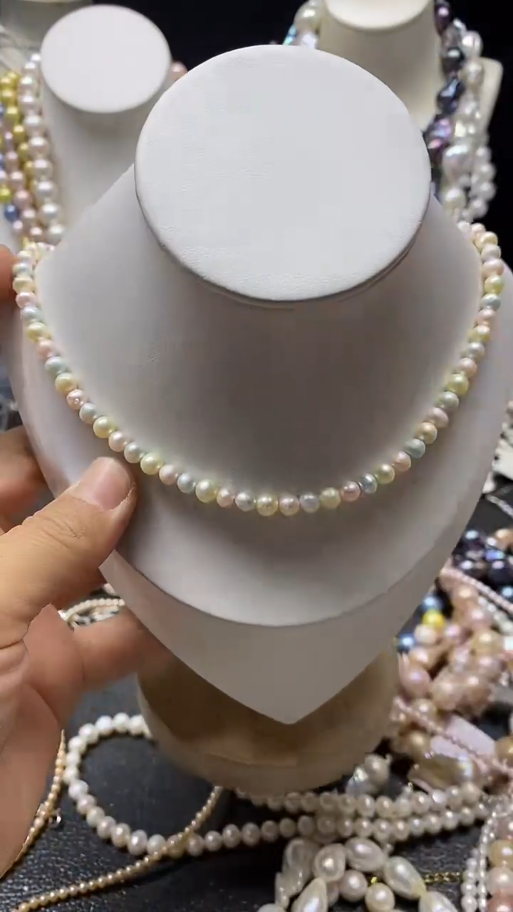 颈饰未镶嵌淡水珍珠多人