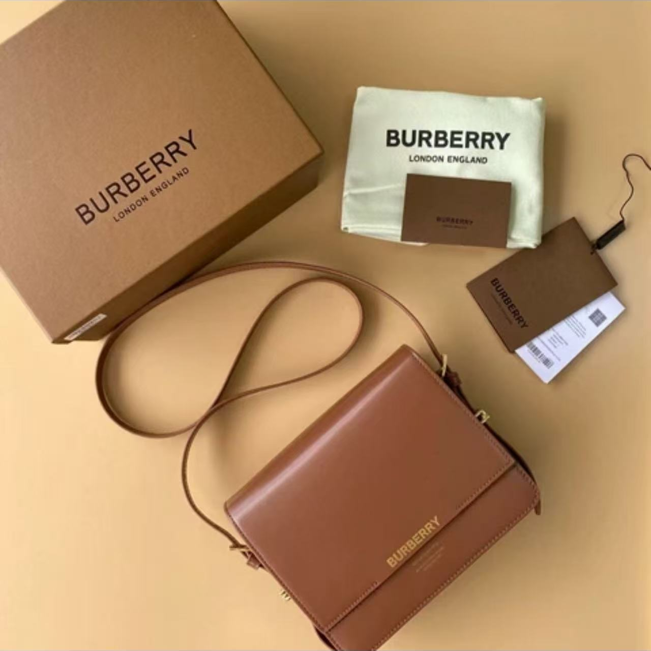 95新 BURBERRY/博柏利 胖虎安安/公价0/箱包/两用包/0170