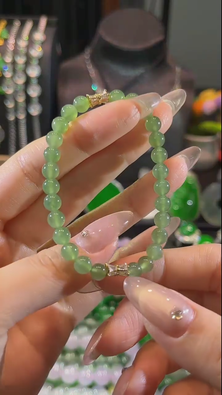 【闪购商品】翡翠手链未镶嵌手串