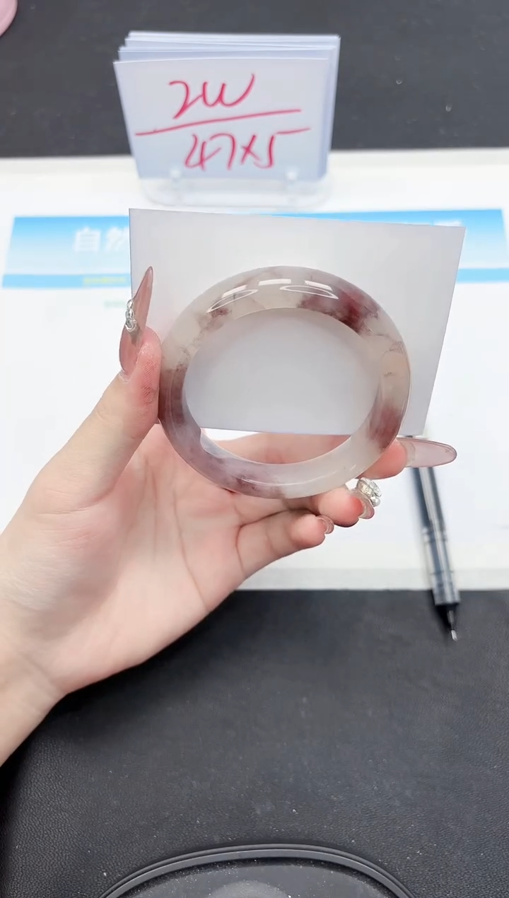 【闪购商品】石英质玉手镯未镶嵌428-56.5