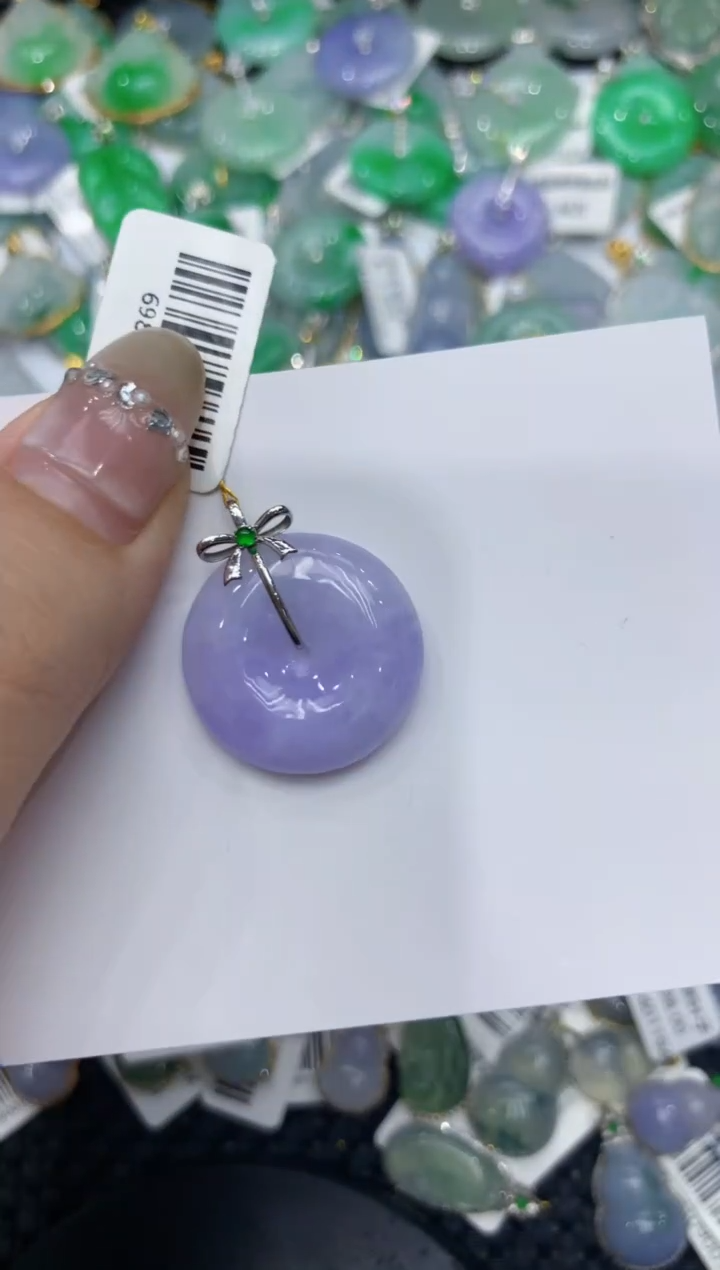 【闪购商品】翡翠颈饰18K金镶嵌222222222