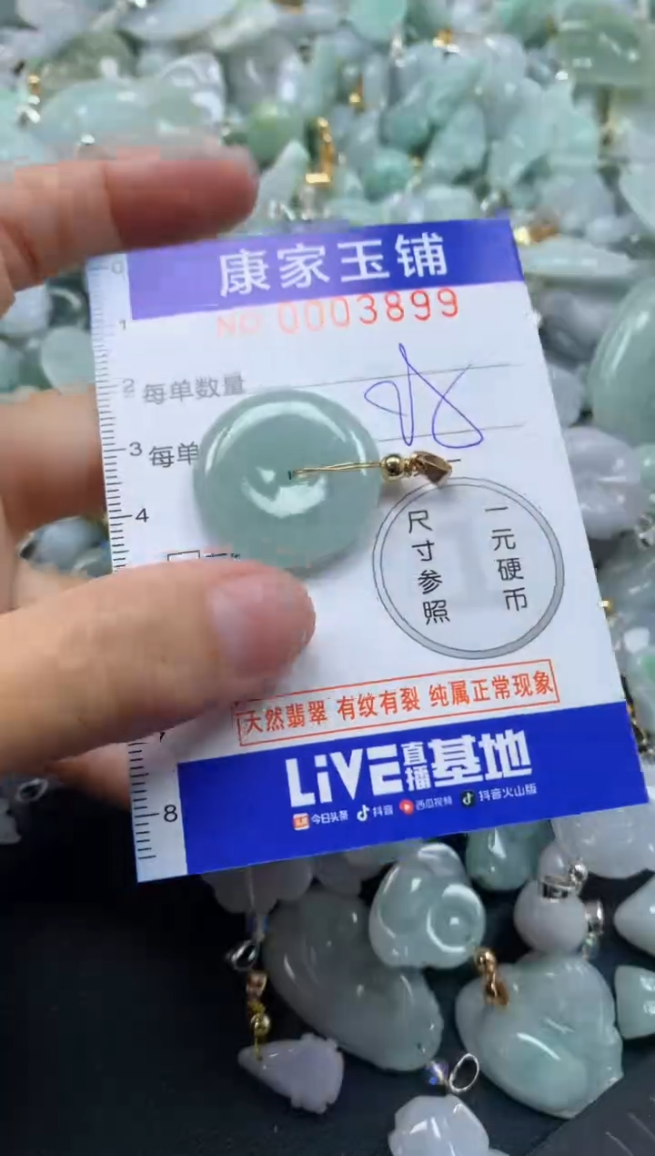 颈饰未镶嵌翡翠3899