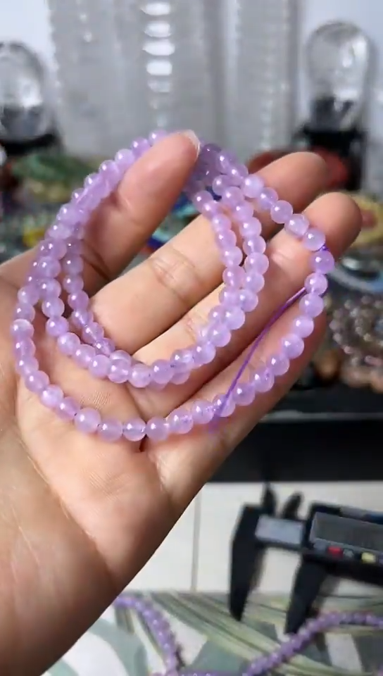 【闪购商品】锂辉石手链未镶嵌矿坑