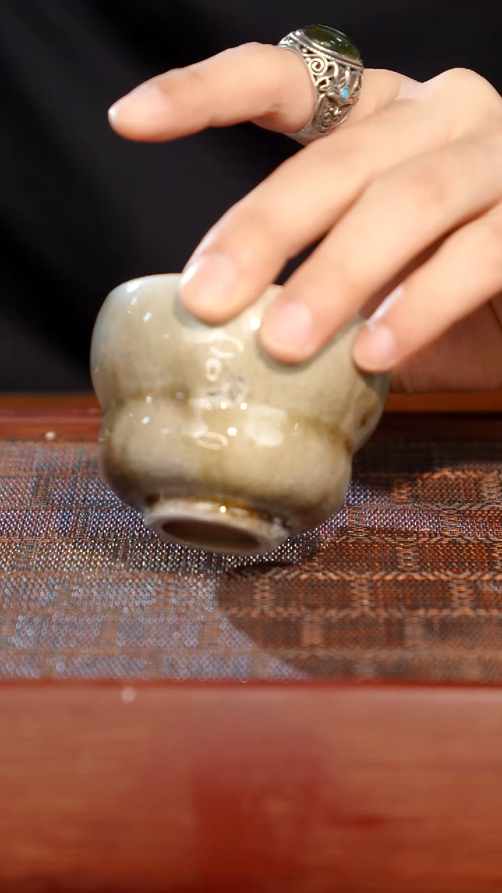 陶瓷奢瓷/瑞寅柴烧茶器（杯子）138 微瑕