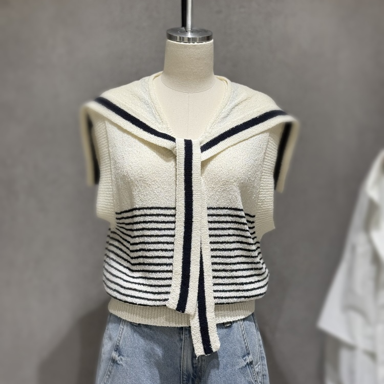 LAP LOS ANGELES PROJECT背心条纹女装可爱风拼色AR2KV460