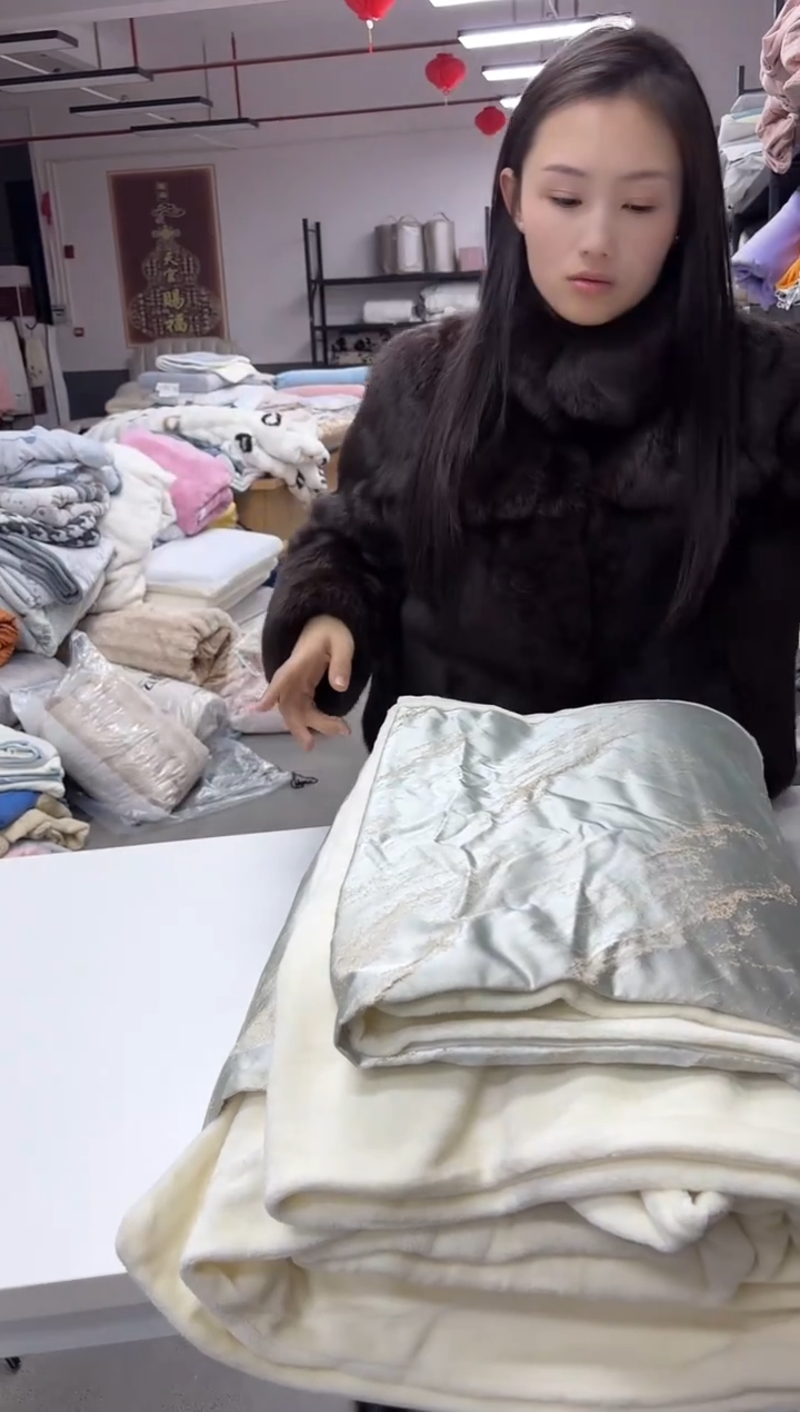 氨纶2米四件套大理石纹白浅灰