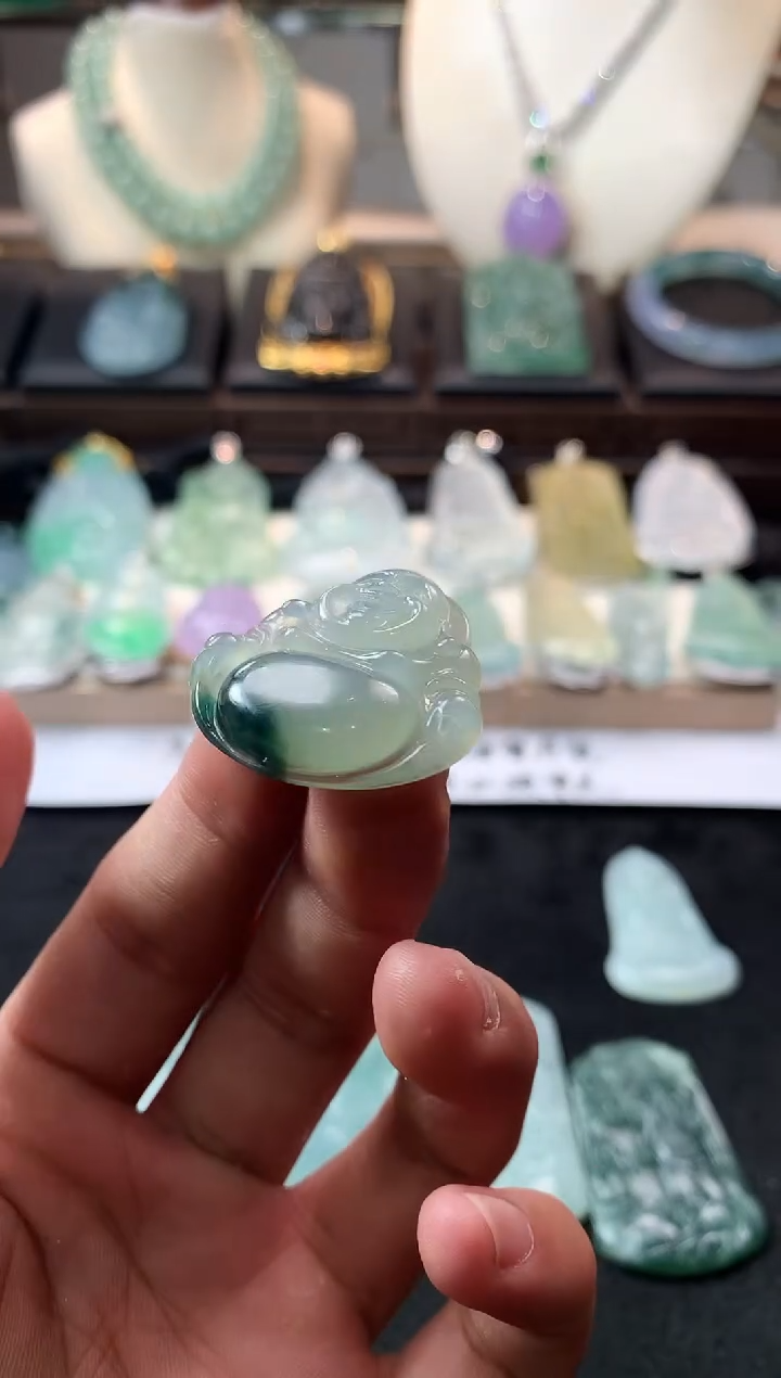 未镶嵌定制翡翠@*歌  5036毛货不退不换
