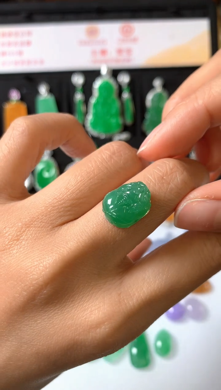 未镶嵌定制翡翠裸石（镶嵌定制）