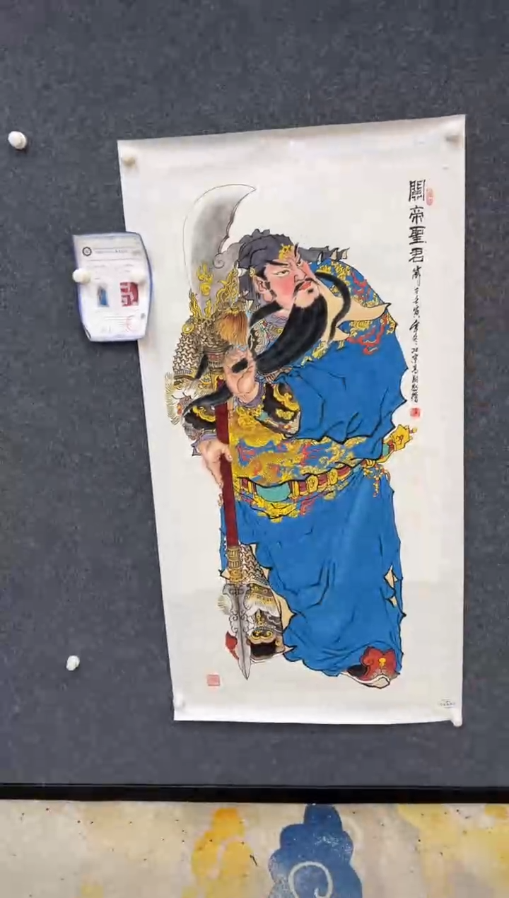 【闪购商品】国画 2.2-冯高翔-荣原-四尺人物-035