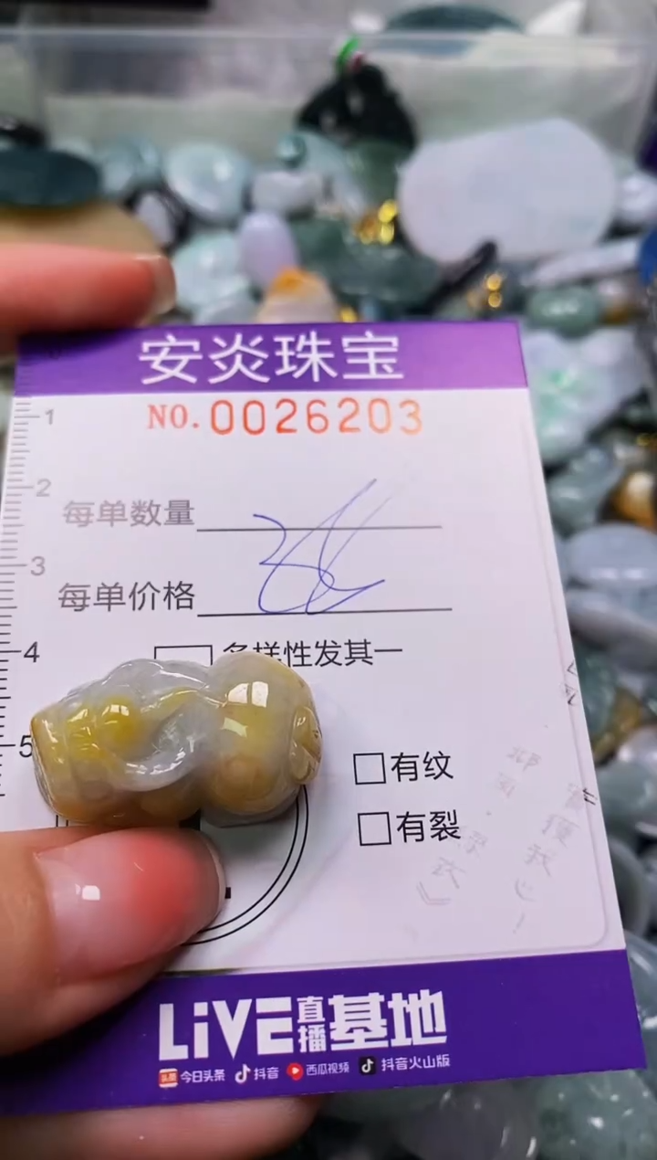 颈饰未镶嵌翡翠闪购0026203