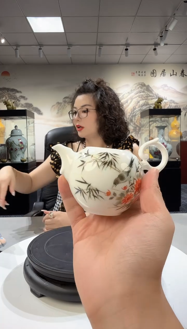 手把壶景德镇陶瓷手把壶