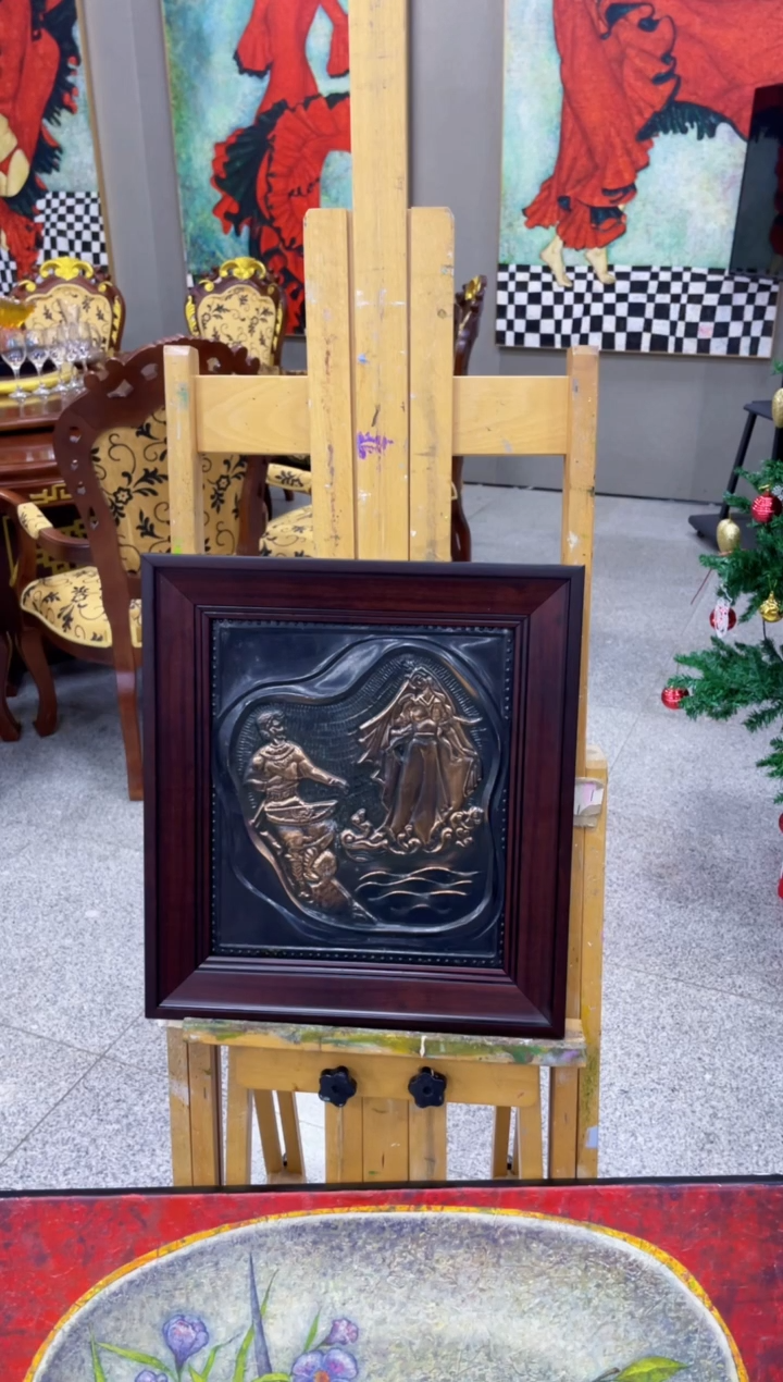 【闪购商品】俄罗斯铜版画《》33*37外