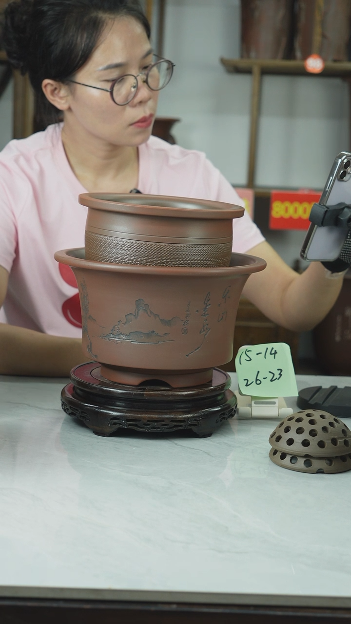 仿古国*全手工制作高温烧微瑕