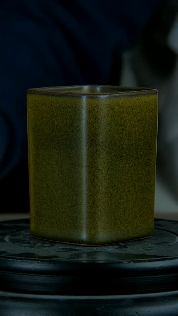 景韵堂仿清茶叶末釉