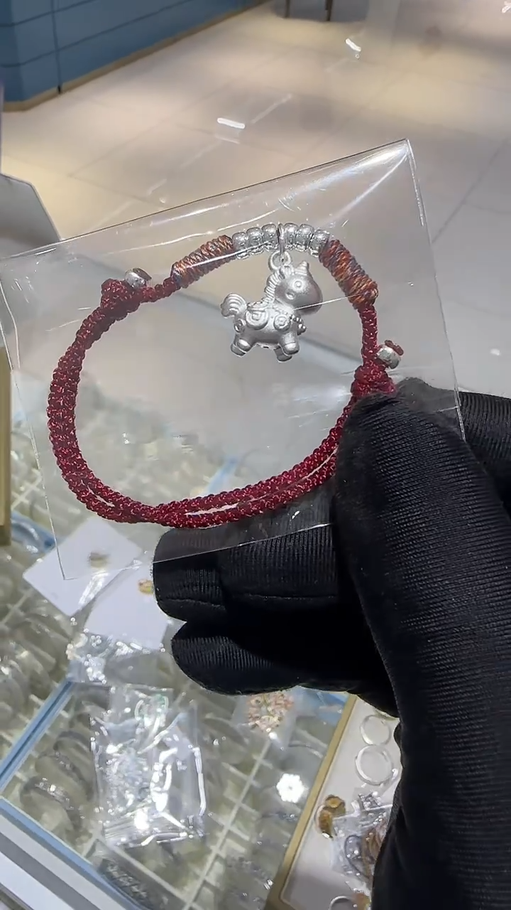 珐琅足银小马福利