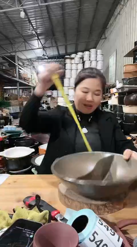 陶瑕疵30绿色鸳鸯锅