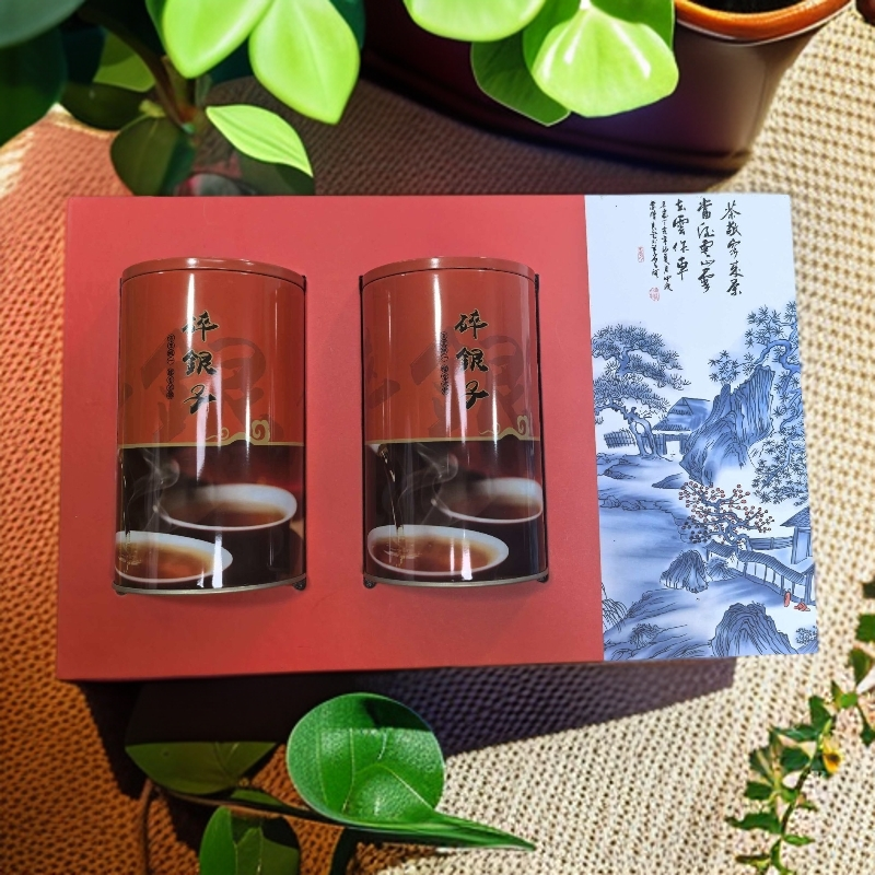 【罐装半斤装】糯香碎银子熟茶化石普洱茶叶送礼年货250克-无礼盒