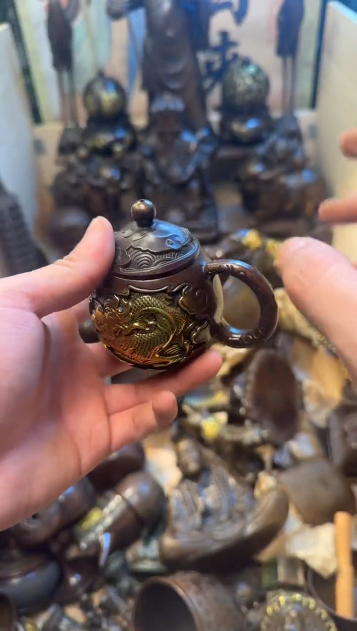 潼潼古铜只卖真铜！（小茶壶）