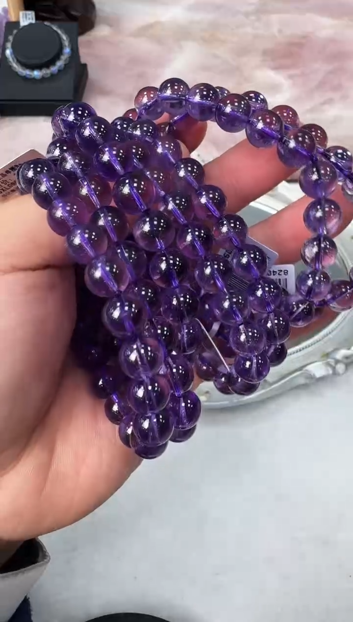 【闪购商品】水晶手链未镶嵌GXL095约9mm多样性发一件