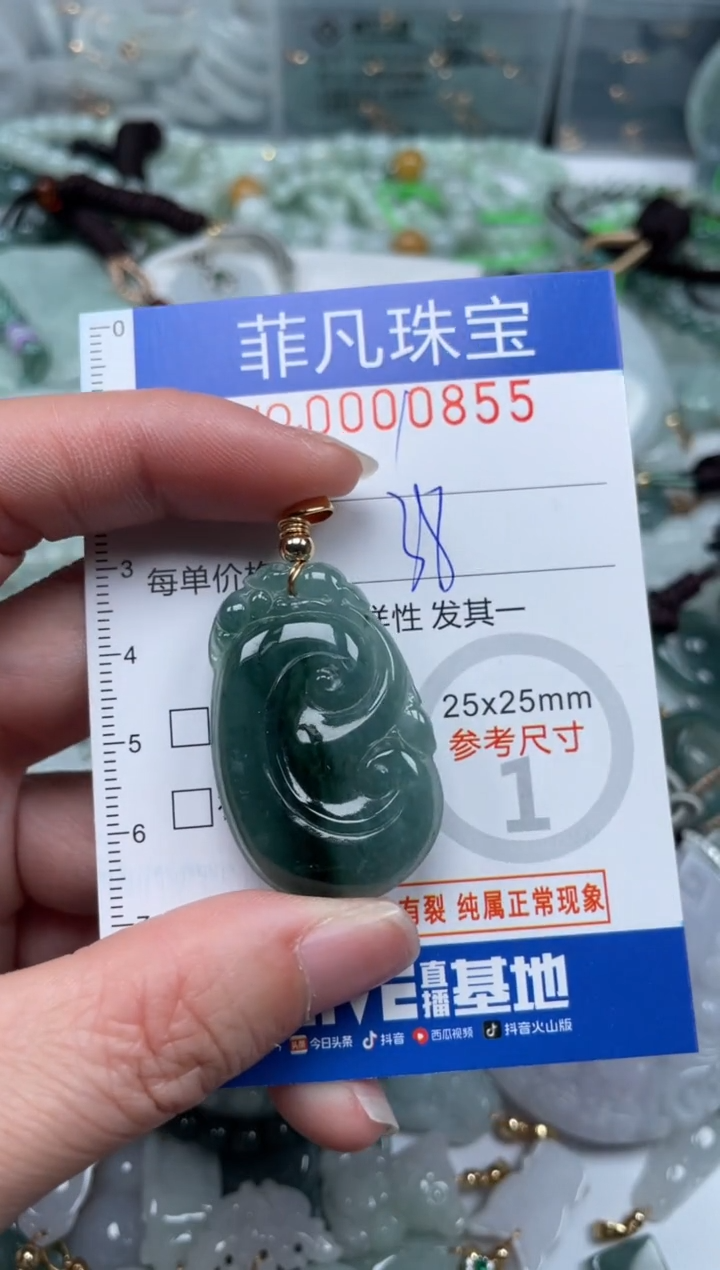 【闪购商品】翡翠颈饰未镶嵌00..0855