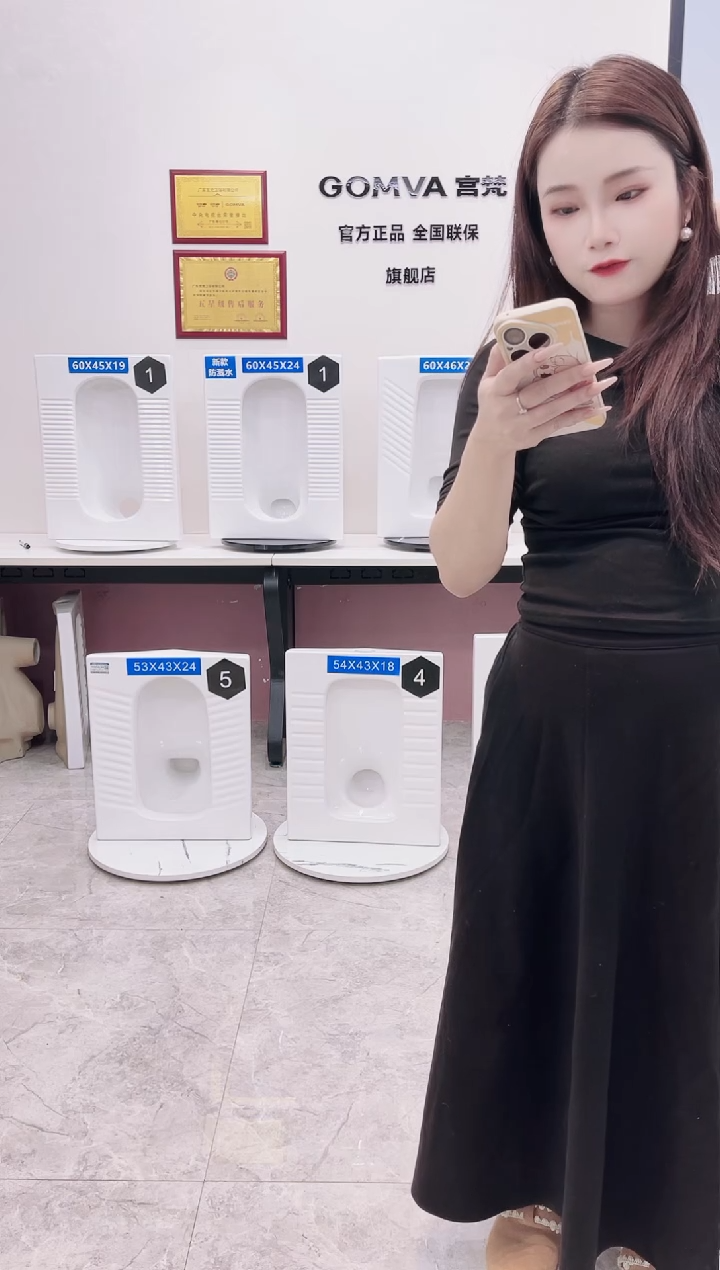 芳*蹲便器加水箱