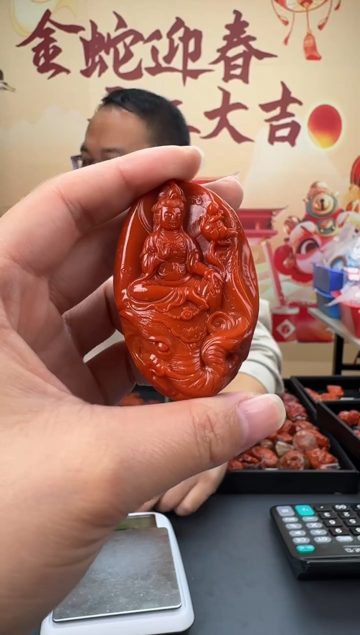 【闪购商品】南红玛瑙雕刻未镶嵌073ZB0207产品一个