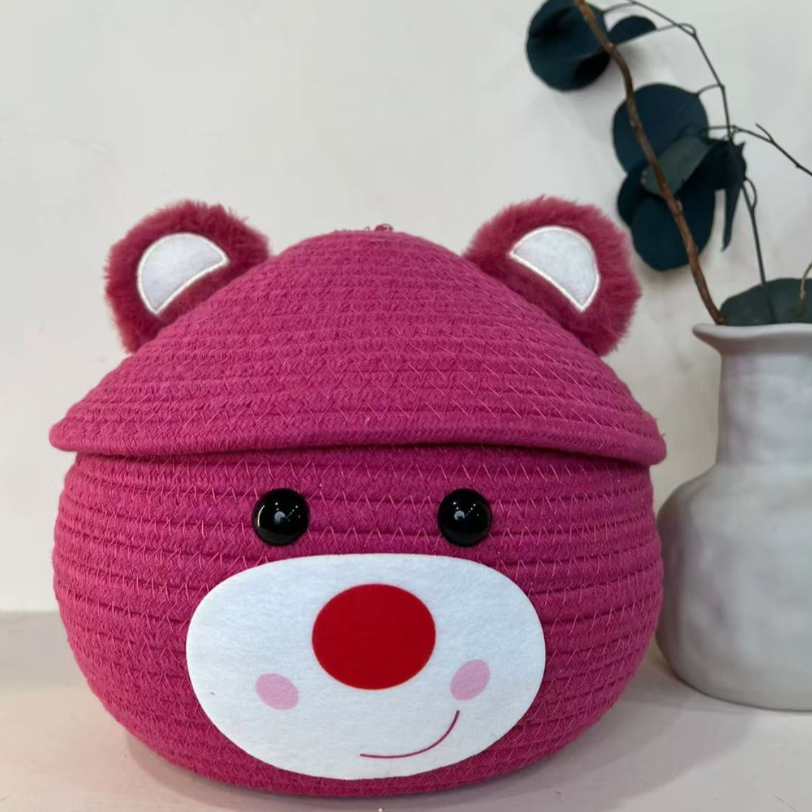 《宠粉福利》 卡通系列草莓熊收纳套组可爱家用水洗手工高颜值 