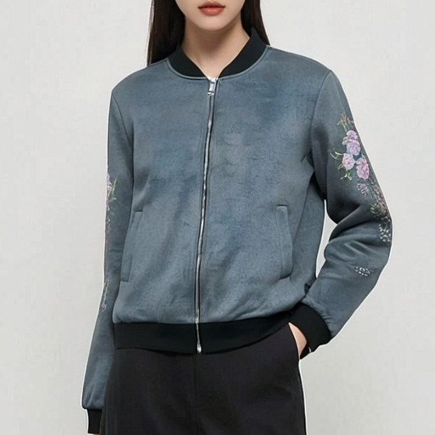 11300-新秋款夹克中老年人妈妈休闲开衫女上衣时尚外套【A44-2-5】