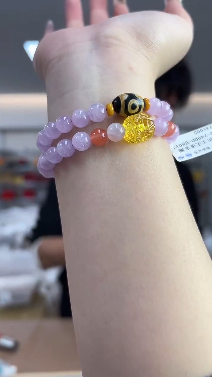 【闪购商品】辉石多圈未镶嵌紫锂辉