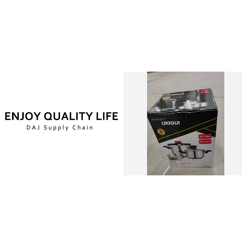 安全设计高效烹饪不锈钢7件套压力锅套装