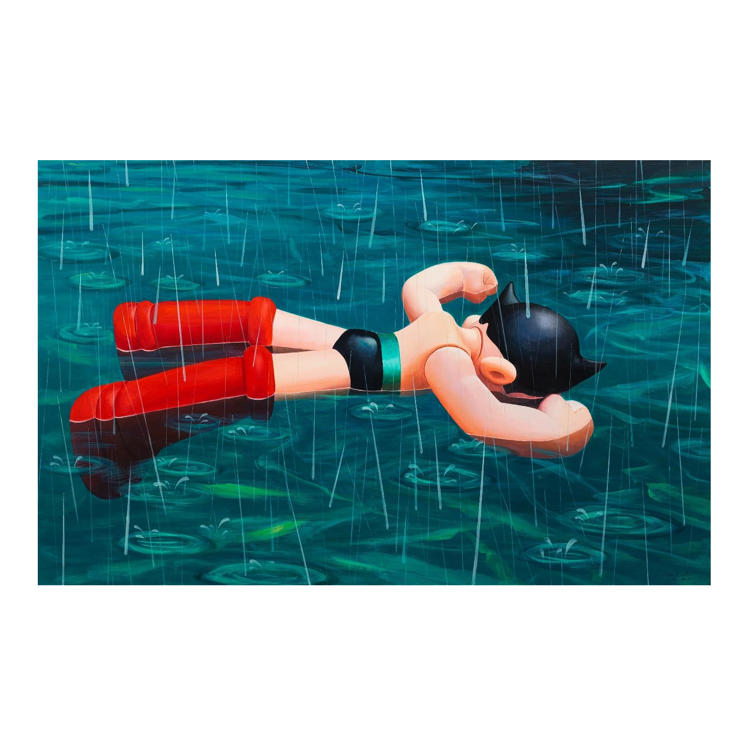RaysArt艺术-王晓勃 当代艺术家 布面丙烯/油画原作油画作品收藏