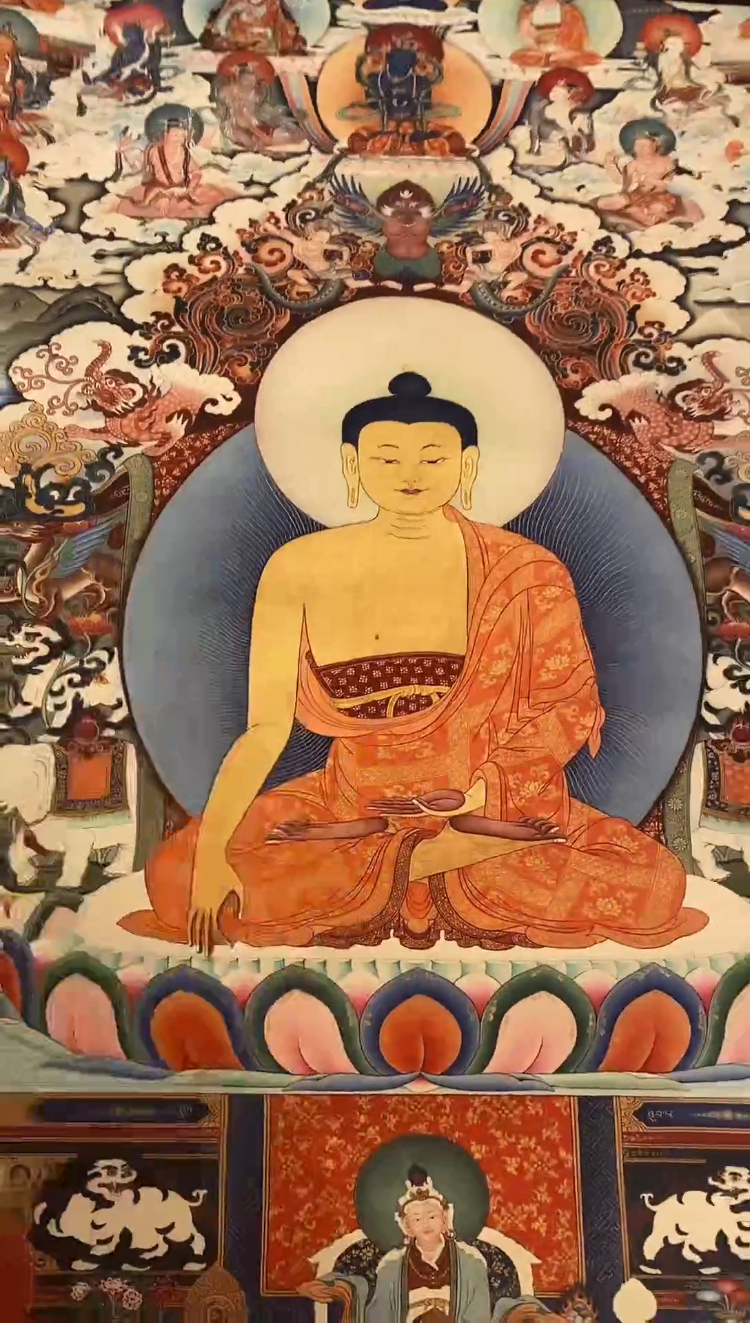 装裱画精美唐卡tk16153