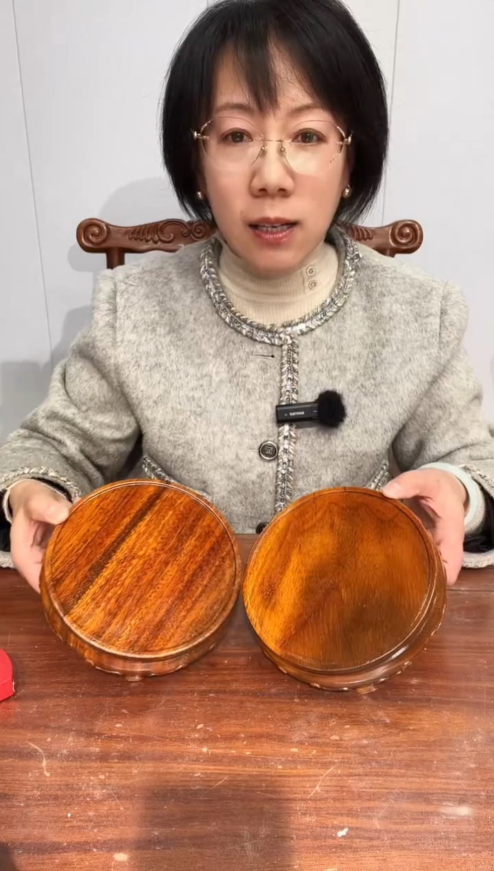 木孙*庆瑕疵处理老花圆形14.5*17.5*5 两个