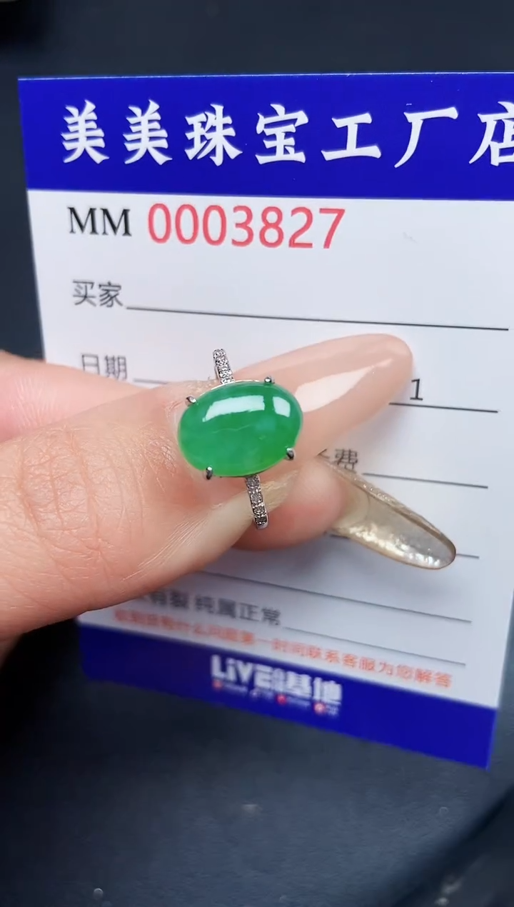 【闪购商品】翡翠颈饰银S925镶嵌3827