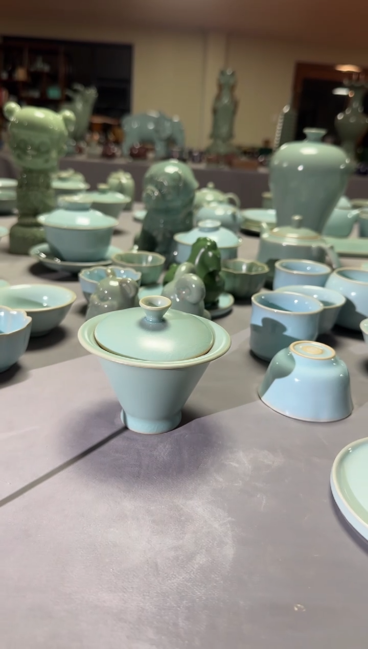 汝瓷平顶山汝瓷产品   斗笠仿古