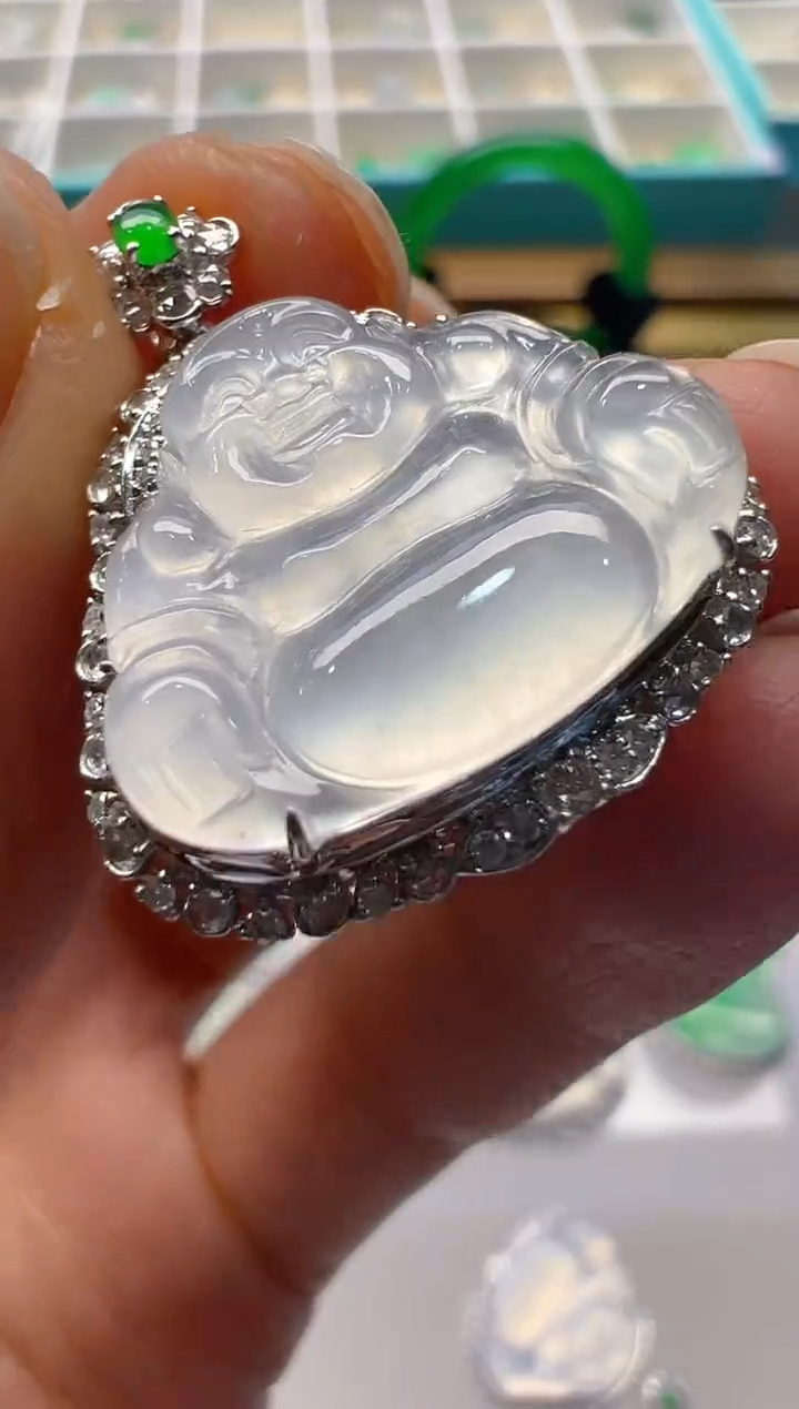 【闪购商品】翡翠吊坠(不含链)18K金镶嵌多样性团购发一件