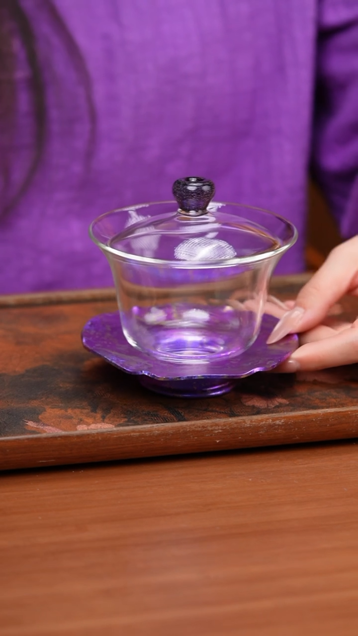 【闪购商品】禾器/曜辰盖碗/星云紫