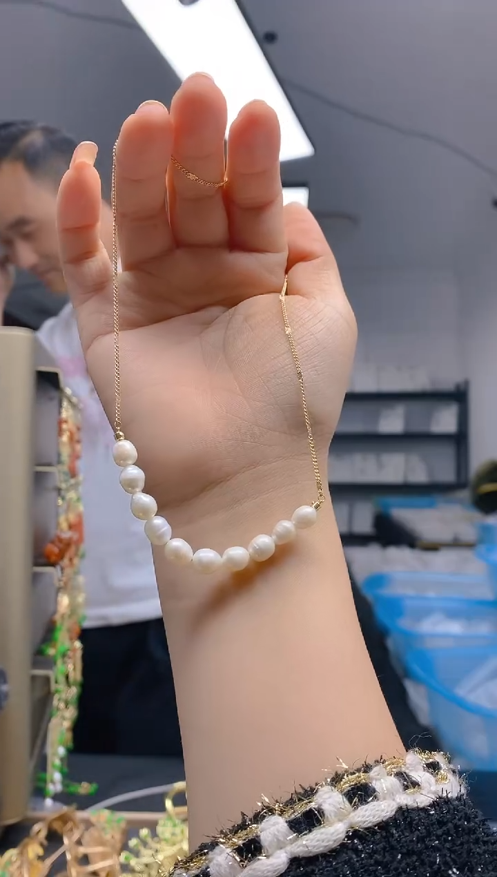 【闪购商品】淡水珍珠耳饰合金366珍珠饰品