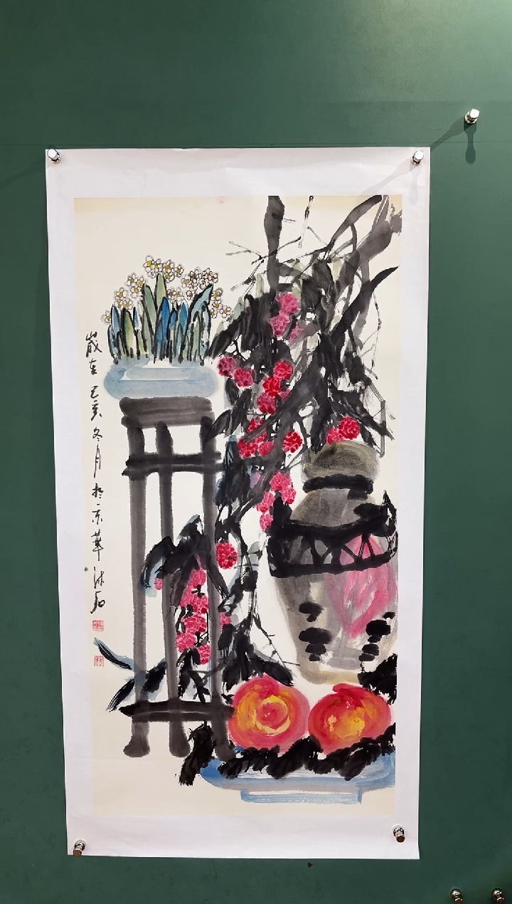 国画关志英老师8平尺绘画作品11-39