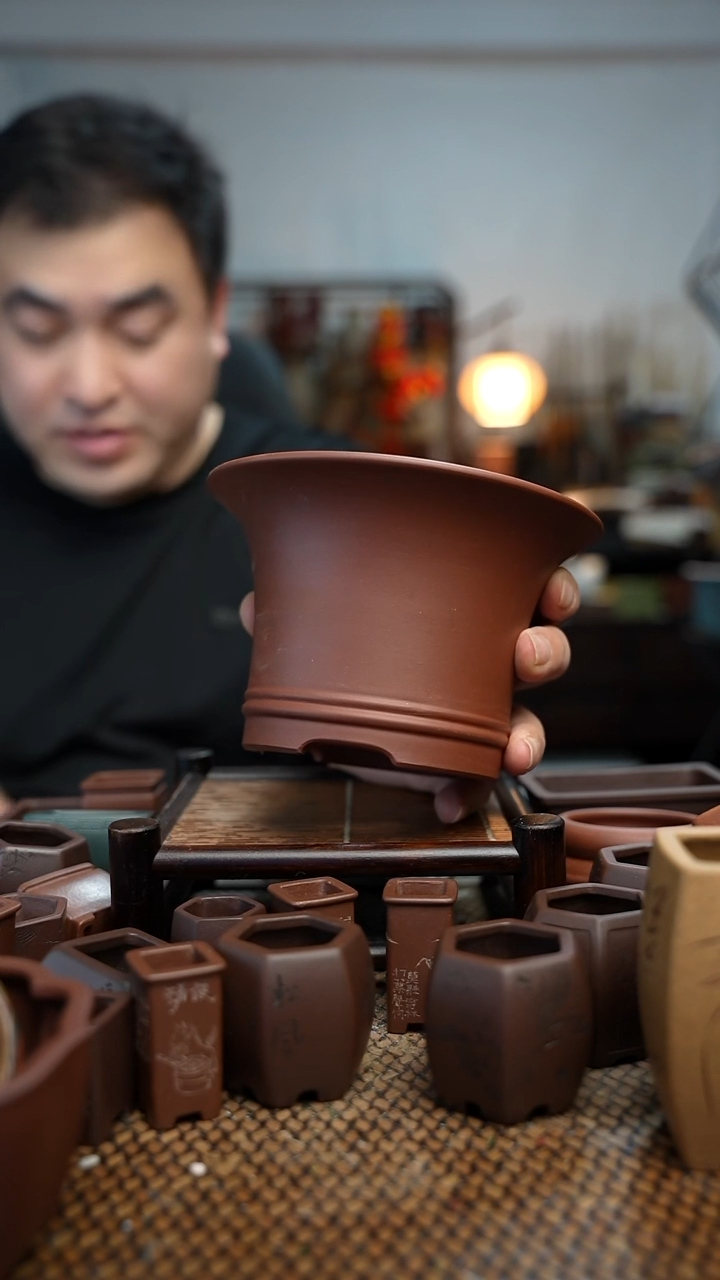 紫砂花盆長木軒精品紫砂