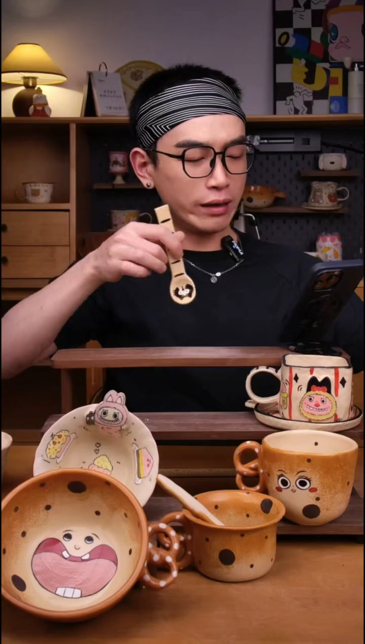 杯子景德镇可爱设计师款陶瓷