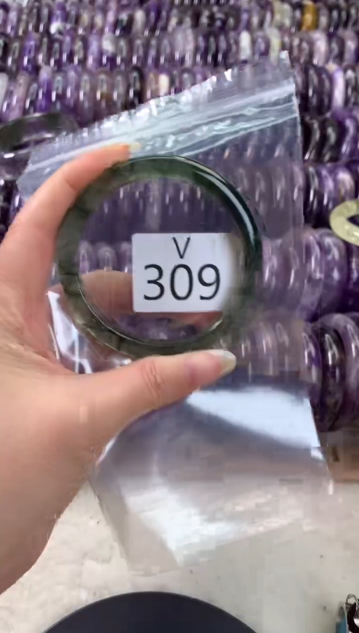 【闪购商品】水晶水晶手镯V未镶嵌309-60