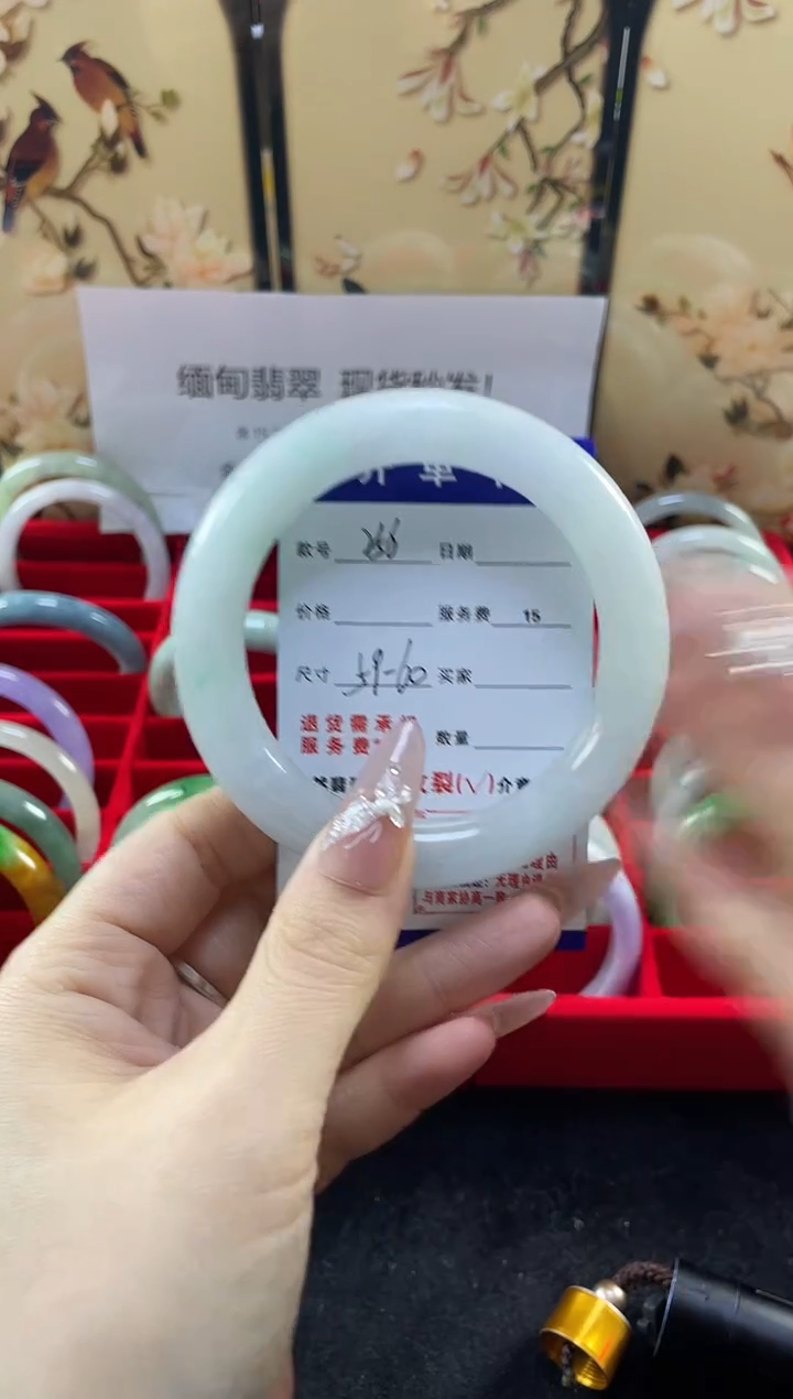 【闪购商品】翡翠手镯未镶嵌缅甸翡翠现货秒发256