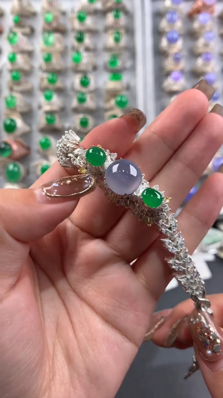 【闪购商品】定制翡翠未镶嵌天然缅甸A货翡翠  福利款3.7