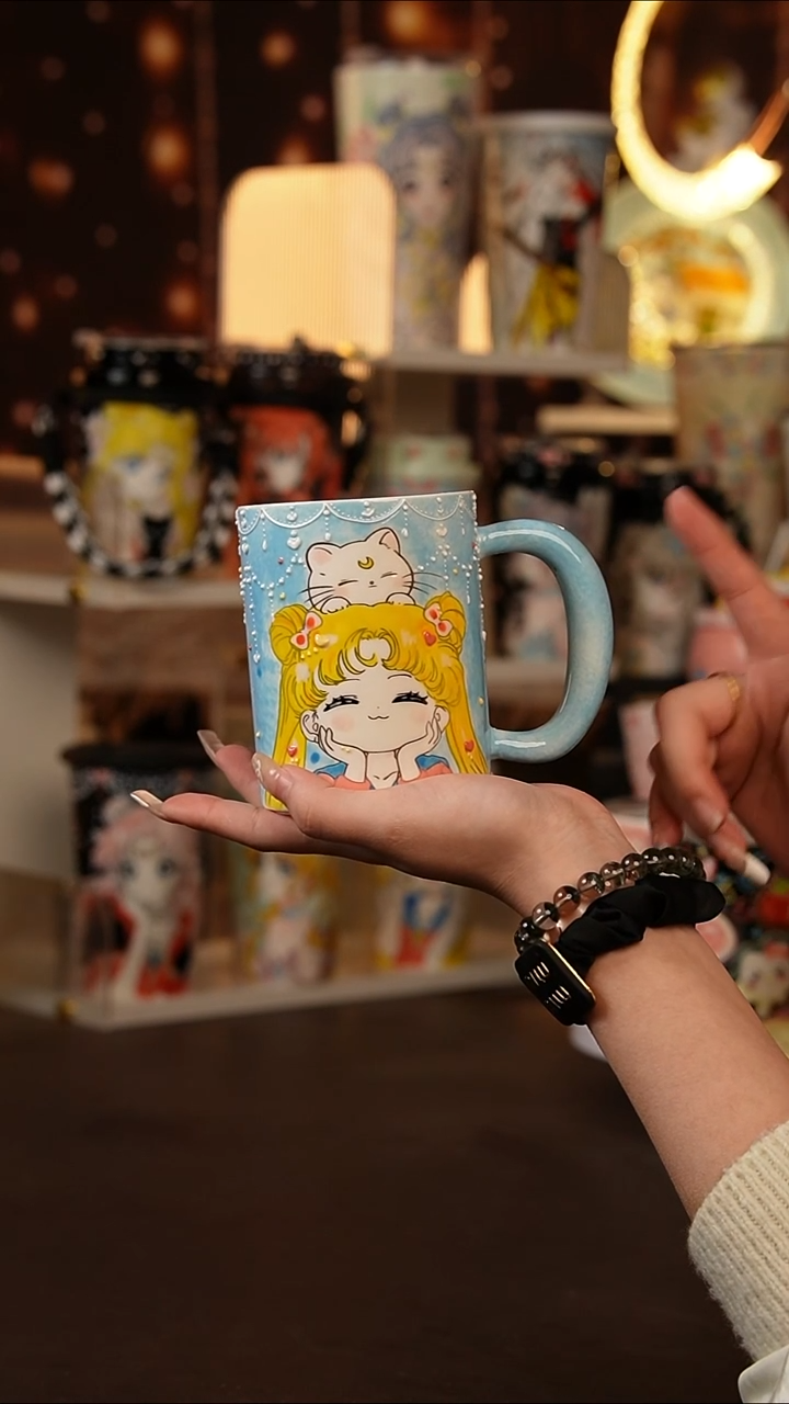 （玉泥）景德镇手工手绘文创陶瓷杯