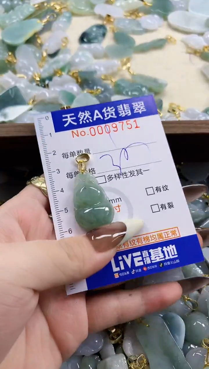 颈饰未镶嵌翡翠天然A货翡翠