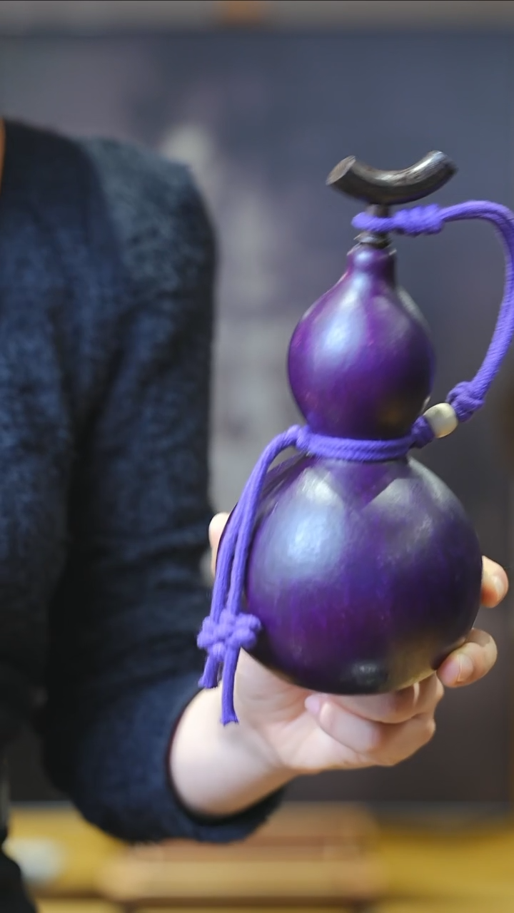 【闪购商品】XL123大漆酒葫芦不包手串及旋转底座