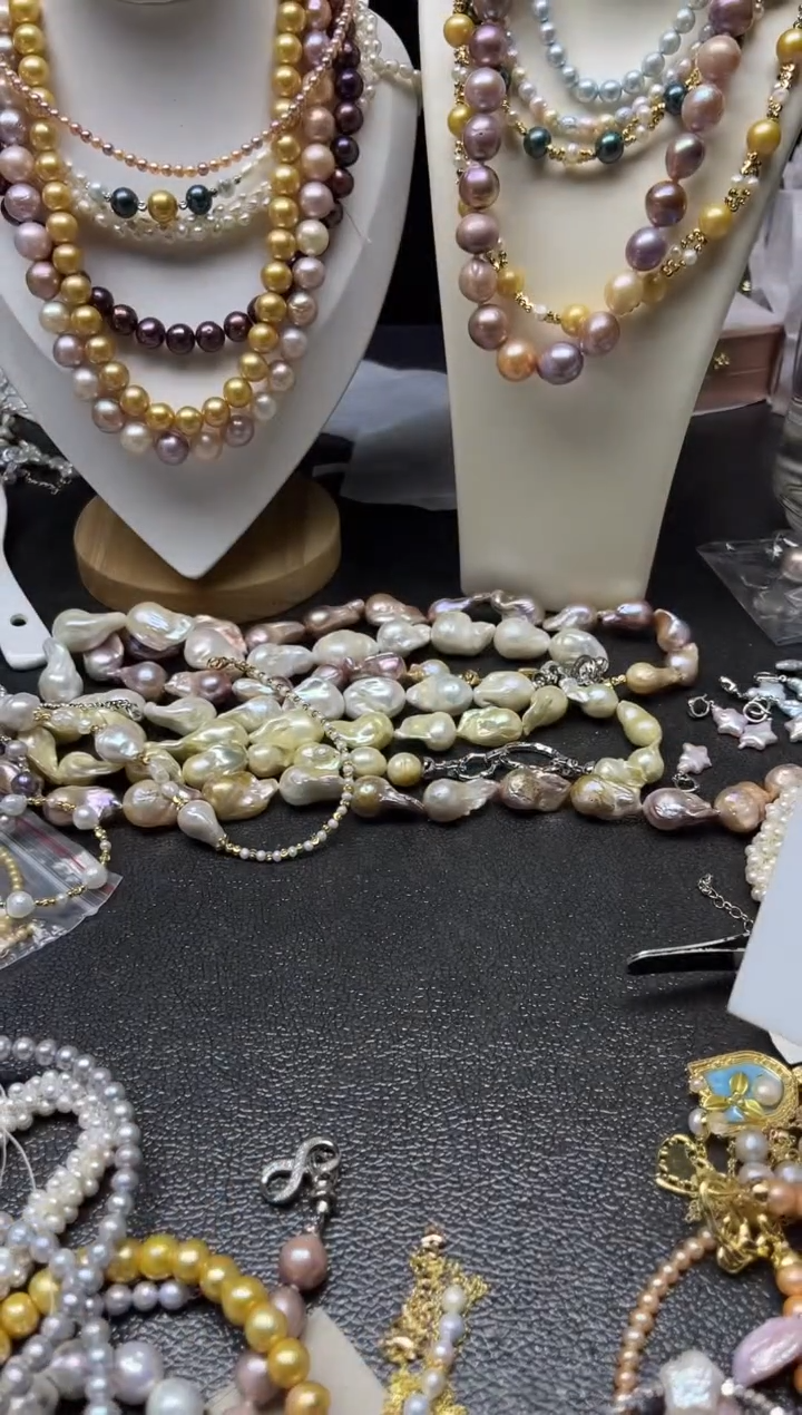 淡水珍珠未镶嵌颈饰多人