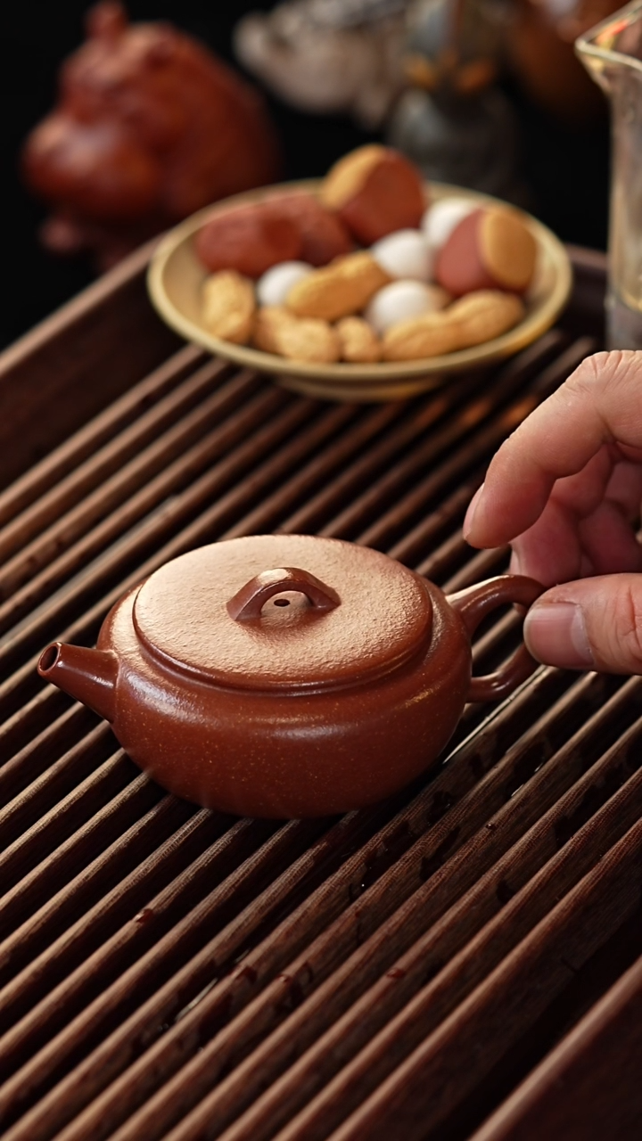 【闪购商品】手工原矿红降坡大彬诗意   120cc