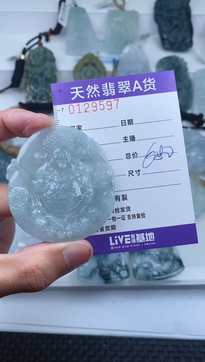 【闪购商品】翡翠颈饰未镶嵌         597